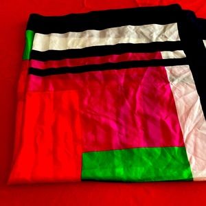 Zara silk scarf made in Italy